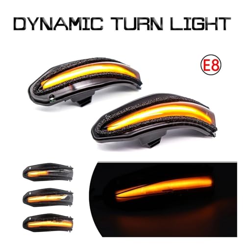 Luces Intermitentes LED Dinámicas Toyota RAV4 2017 XA40 Noah R80 4Runner 4