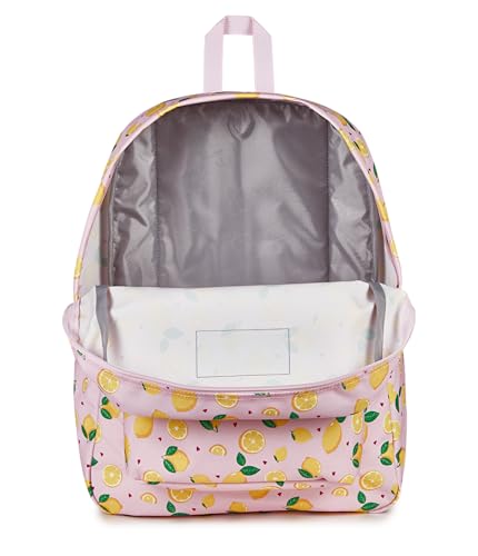 Image of JanSport SuperBreak One Backpack - Durable, Lightweight Bag with 1 Main Compartment, Front Utility Pocket with Built-in Organizer, Premium Backpack, Lemonade Stand