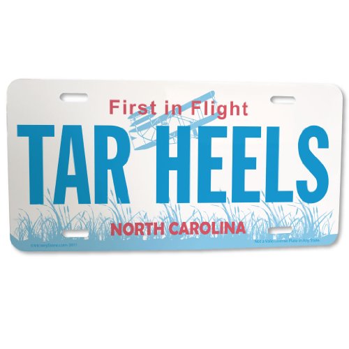 VictoryStore Front License Plate - North Carolina Tar Heels!