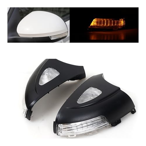 Luz Posición Coche para Sharan 2012-2015 Cubiertas Espejo Lateral Retrovisor 7