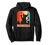 Photo Gallery funny meowzilla - maglietta con scritta "kitten cat gift for mom and dad" felpa con cappuccio Photo Gallery funny meowzilla - maglietta con scritta "kitten cat gift for mom and dad" felpa con cappuccio