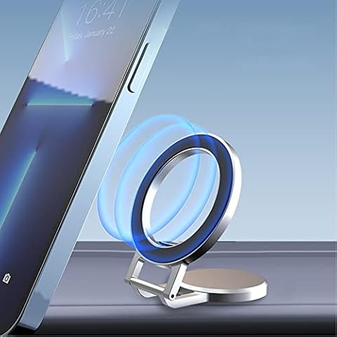 Togous MagSafe Car Mount for iPhone 13/12/Pro/Max/Mini - 360 Adjustable, Universal Compatibility, Magnetic Phone Holder with MagSafe Magnet Ring Cover