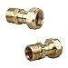 Sooprinse Pressure Washer Swivel Joint, Kink Free Gun to Hose Fitting, Anti Twist Metric M22 14mm Connection, 3000 PSI