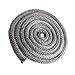 Fiberglass Rope Seal Kit With For Wood Burning Stove, Pellet Stove,Fireplace,Industrial Oven Or Boiler Doors,8Mm 10Mm 12Mm 14Mm 16Mm Diameter,2.5m Length Black Chimney Gasket Cord(2.5m*16mm)
