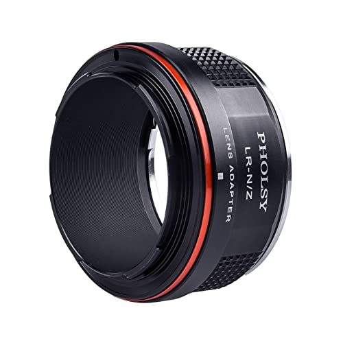 Image of PHOLSY Lens Mount Adapter Compatible with Leica R Lens to Nikon Z Mount Camera Body Compatible with Nikon Z fc, Z30, Z9, Z6 II, Z7 II, Z6, Z7, Z5, Z50