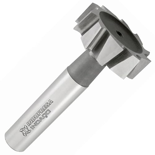 Fresa para Rasgo de Chaveta Haste Cilíndrica, Dentes Cruzados Tipo WOODRUFF - Med. 22,5 x 6,0mm - DI
