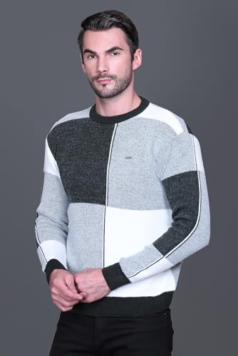 Image of GODFREY Full Sleeve Woolen Sweater for Man Winter Wear - Round Neck Pullover Regular Fit