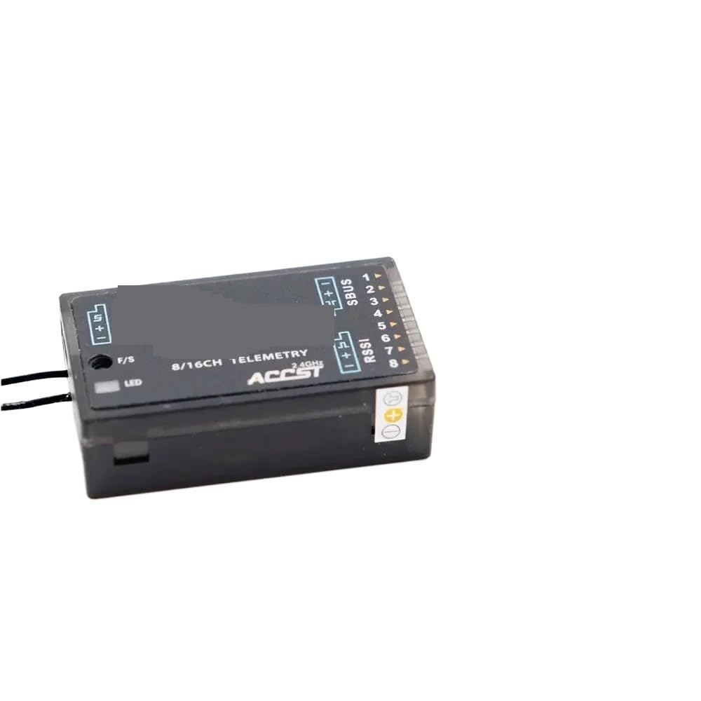 2025 para Receptor FR X8R de telemetría 8/16 Canales para RC, cuadricóptero y multicóptero Compatible con X7, X9D X12S