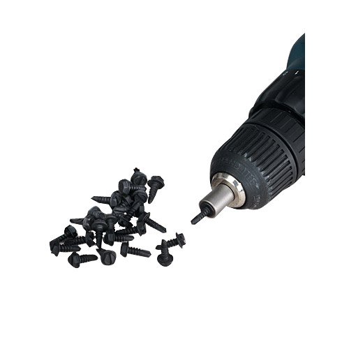 #8 1/2" Self-Drilling Black Screws Pack of 500