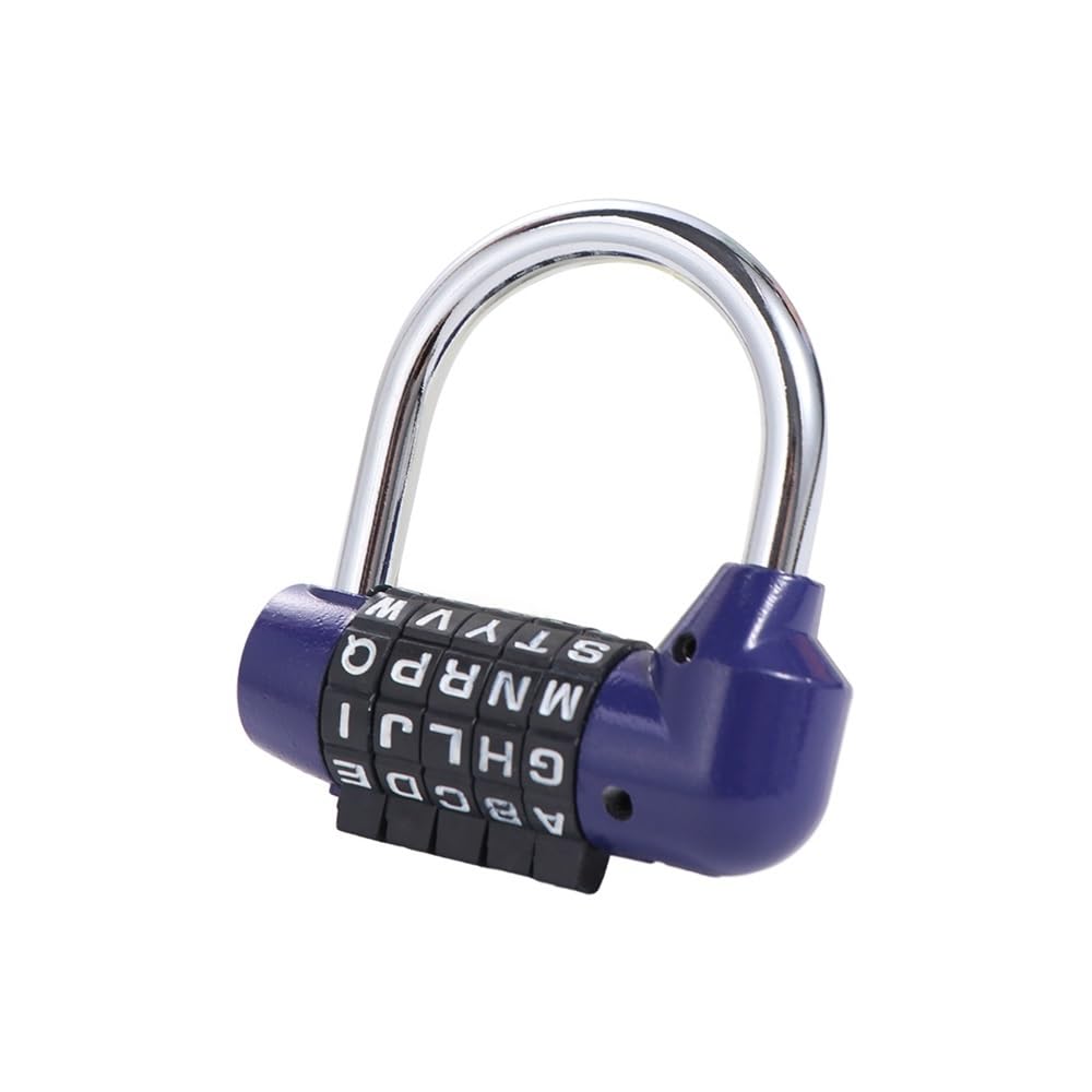 Gnyvzxplq Blu Suitcase Locks, Combination Padlock Zinc Alloy Code Changeable Digital Lock Multicolor(Blu)