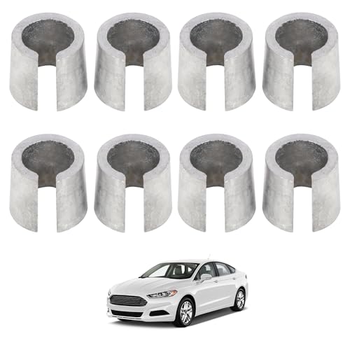 JiaHeHe - 8 Pièces Adaptateurs de Bornes de Batterie Universels, Manchons en Plomb pour Réparer Cosses Usées, Convertisseurs de Pôles Positif et Négatif, Compatibles Voitures Motos Bateaux, Installation Facile