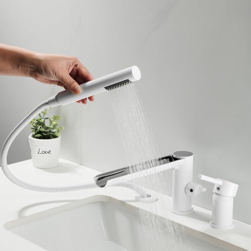 Robinet cascade noir anti-traces pour baignoire à poignée unique