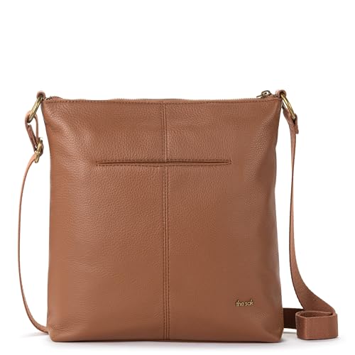 Image of The Sak Lucia Leather Crossbody Purse - Premium Leather Women's Handbag for Everyday & Travel - Cross Body Bag With Zipper