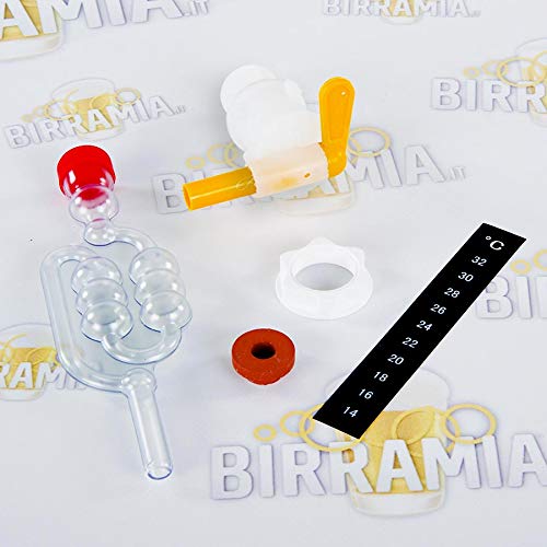 Fermentatore Per Birra Artigianale 32L - Con Tappo E Gorgogliatore Per Home Brewing