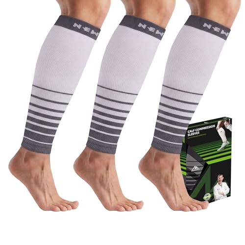 Image of NEWZILL Compression Calf Sleeves (20-30mmHg) for Men & Women Perfect Option to Compression Socks for Running Travel Nursing