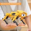 MechDog Robot Dog for Arduino Scratch Python Starter Smart Robot Kit with ESP32 AI Camera, Self Balancing Target Recognition&Tracing Open Source Bionic Quadruped Programming Science Set, Standard Kit
