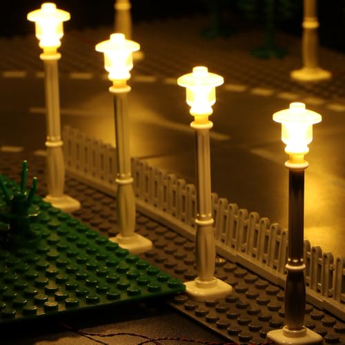 Illumina il tuo mondo Building Blocks: rende il tuo mondo Building Blocks vivo e unico, soprattutto di notte. Buona qualità: compatibile con tutte le principali marche. Il palo della lampada è stabile alla piastra.
