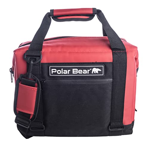 Polar Bear Coolers 12 Pack Original Soft Cooler Red #TOP1