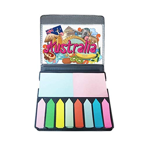 Boîte de marque-page Australie art graffiti avec kangourou cadeau idéal pour lecteur