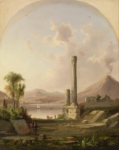 Art mural Pompéi Robert Duncanson poster vintage 60x90cm tableau décoration chambre