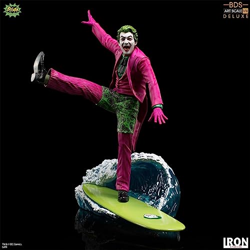 Statue The Joker Deluxe - Batman 66 - Bds Art Scale 1/10 - Iron Studios #TOP1
