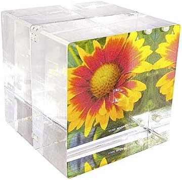 Canetti Original Magnet Frame Cube Acrylic Lucite Frame 3-3x3