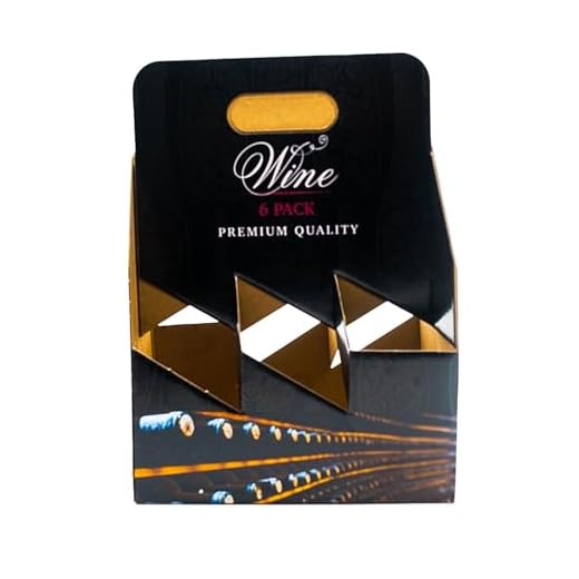 6-Bottle Cardboard Wine Carrier