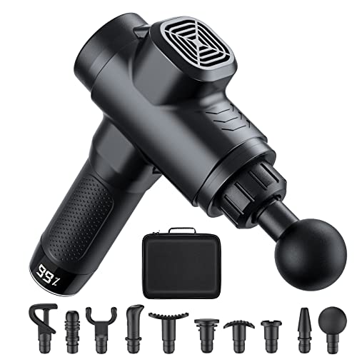 ORIbox Massage Gun Deep Tissue, Muscle Massage Gun, Portable Muscle Massage Gun for Back Neck Muscle Relieve, M01 Black