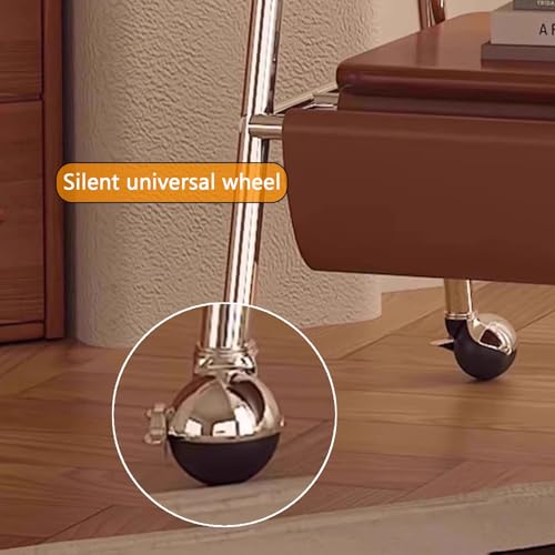 Soporte móvil para TV con ruedas y estantes miniatura 6