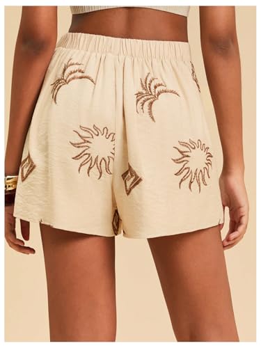 Image of SweatyRocks Women's Boho Mini Skirts Floral Shorts Tie Side Wrap Skorts