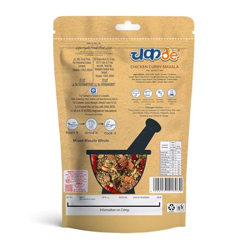 Image of Chukde Chicken Curry Masala Whole 50gms | Premium Indian Spice | Quality Spice for Everyday Cooking, Curries, Gravies, Traditional and Modern Recipes (Pack of 3)