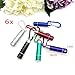 JZK 6X Colorful Mini LED Key Ring Pocket Torch, Small Keyring Torches Flashlight Portable flashlights for Kids Men and Women for Camping Hiking Traveling Cycling and Night Lighting