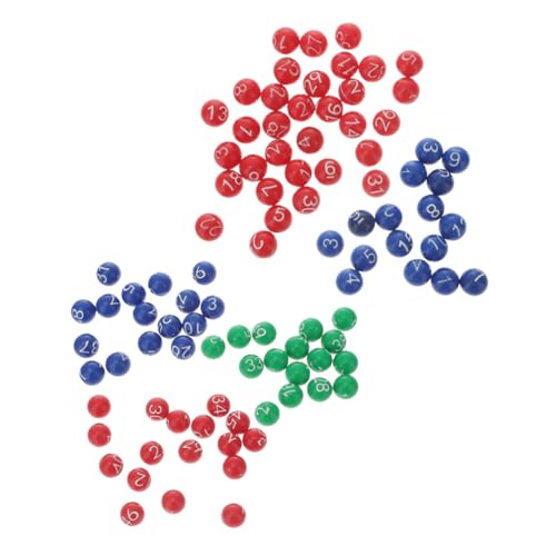 LIOOBO 2packs Raffle Balls Bingo Game Balls Plastic Seamless Spheres Easy Read Numbers for Party Games Weddings