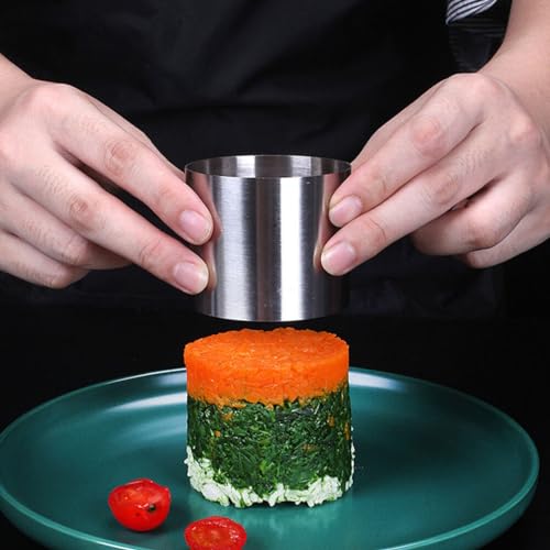 Moldes de mousse con empujador para desmoldar postres sin romperlos 7
