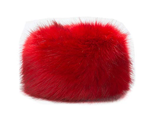 Gorro de invierno de diseño ruso tipo cosaco, para mujer Beige H-rojo. M