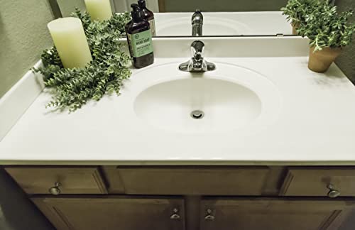 Image of Design House Cultured Marble Side Splash, Ivory Swirl, 18 3 /8 in W x 5 /8 in D, 550533