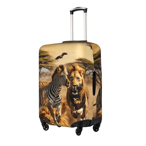 Zebra Animal Print Decorative Travel Luggage Cover Concealed Zipper Suitcases Anti Scratch Dustproof2