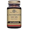 L-Metionina 500Mg.(30) Cáps.Veg.