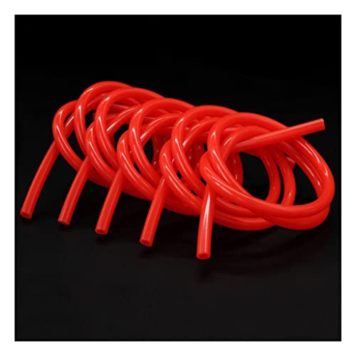 1pcs 1/5/10M Red Silicone Rubber Hose ID 0.5 1 2 3 4 5 6 7 8 9 10 12 14 16 18 20 25 32mm Food Grade Flexible Nontoxic Silicone Tube (Size : 10 Meters, Color : ID 0.5mm x OD 1mm)