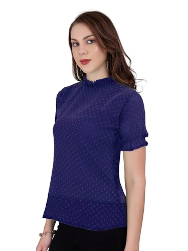 Image of Sidhidata Women's Tissue Fabric Premium Regular Fit Casual Top For & Girl'S