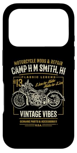Camp HM Smith �n���C USA ���g�� �A���e�B�[�N�� �I�[�g�o�C�f�U�C�� �X�}�z�P�[�X iPhone 17 Pro �p