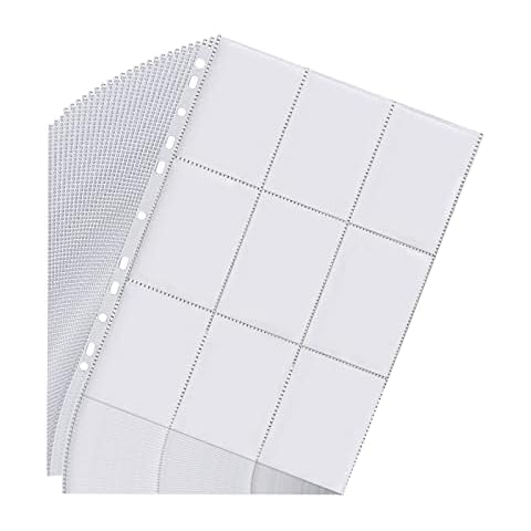 Cymbryxt 40 Sheets Double-Sided Card Sleeves Cover