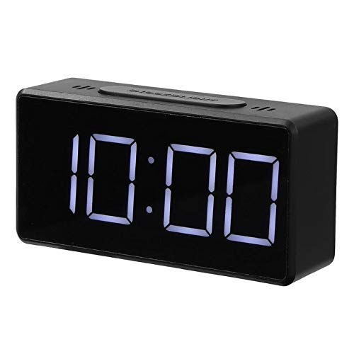 Sveglia Digitale LED Con Doppia Sveglia E Temperatura – Alimentazione USB/Batteria, Display 11x21,5 Cm, Snooze, Luminosità Regolabile