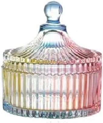 Christmas Candy Jars with Lids, Candy Dish Glass Kitchen Food Storage Container Biscuit Chocolate Nuts Cookie Jar Decorative Jewelry Box Jewelry Box Buffet Jar Gift for Wedding Home Decorations