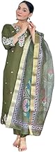 Suppar Sleave Embroidered Designer Kurta Set for Women - Stylish Kurta Set for Modern Ethnic Wear Perfect for Festive Celebrations and Elegant Party Attire