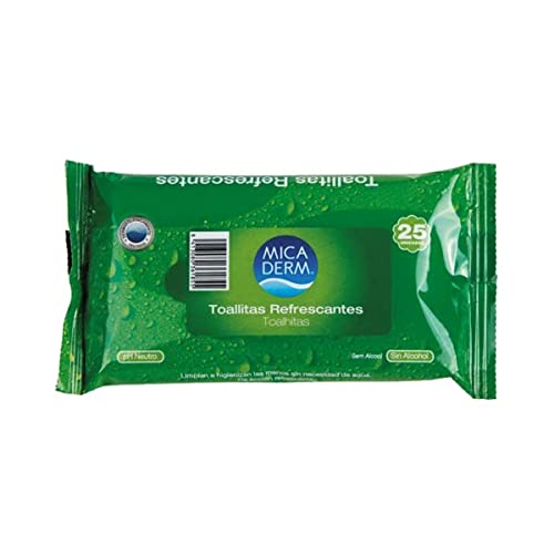 Marca Blanca - Micaderm Toallitas Refrescantes, 25 toallitas