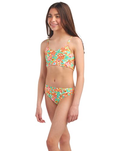 Image of Kanu Surf Girls' Coral Reef Beach Sport Wrap Around Bikini 2-piece Swimsuit