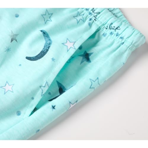 Image of ENJOYNIGHT Women Pajama Shorts Cotton Lounge Bottoms Sleep Shorts with Drawstring & Pockets