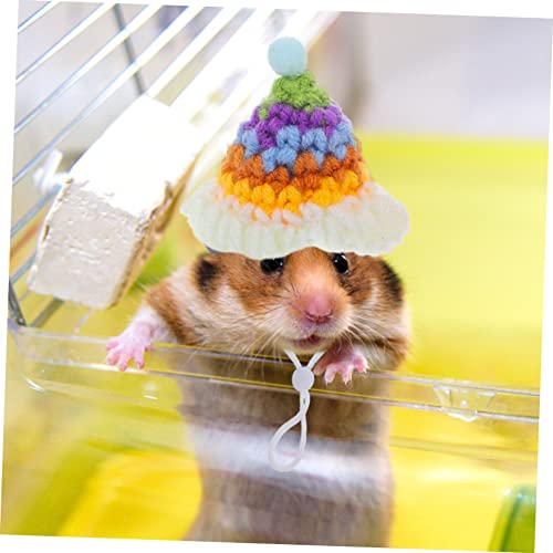 Beaupretty 20 Unidades Chapéu De Mini Animal De Estimação Chapéus Minúsculos Fornecimento De Animais