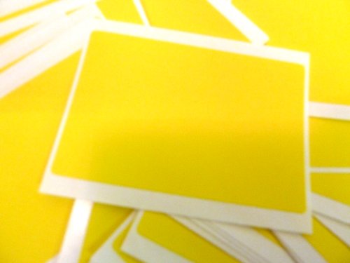 Minilabel 30 Labels, 75X50mm Rectangle, Colour Code Stickers Yellow